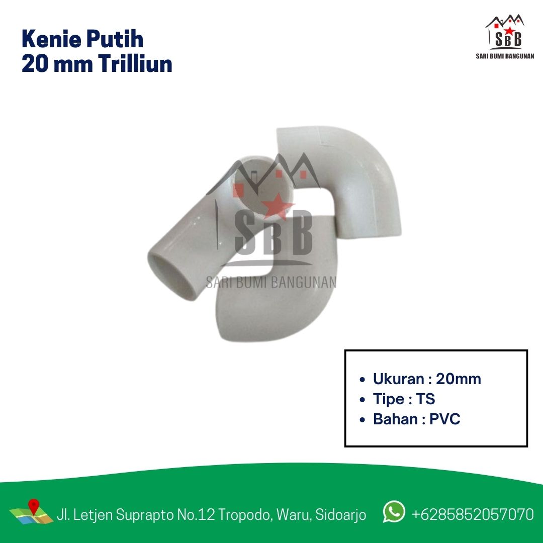 Kenie Putih 20 Mm Trilliun